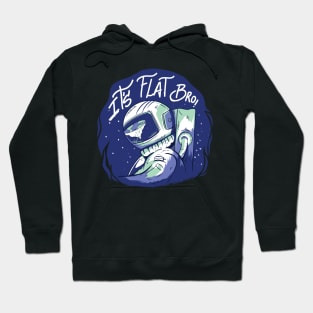 Flat earth Hoodie